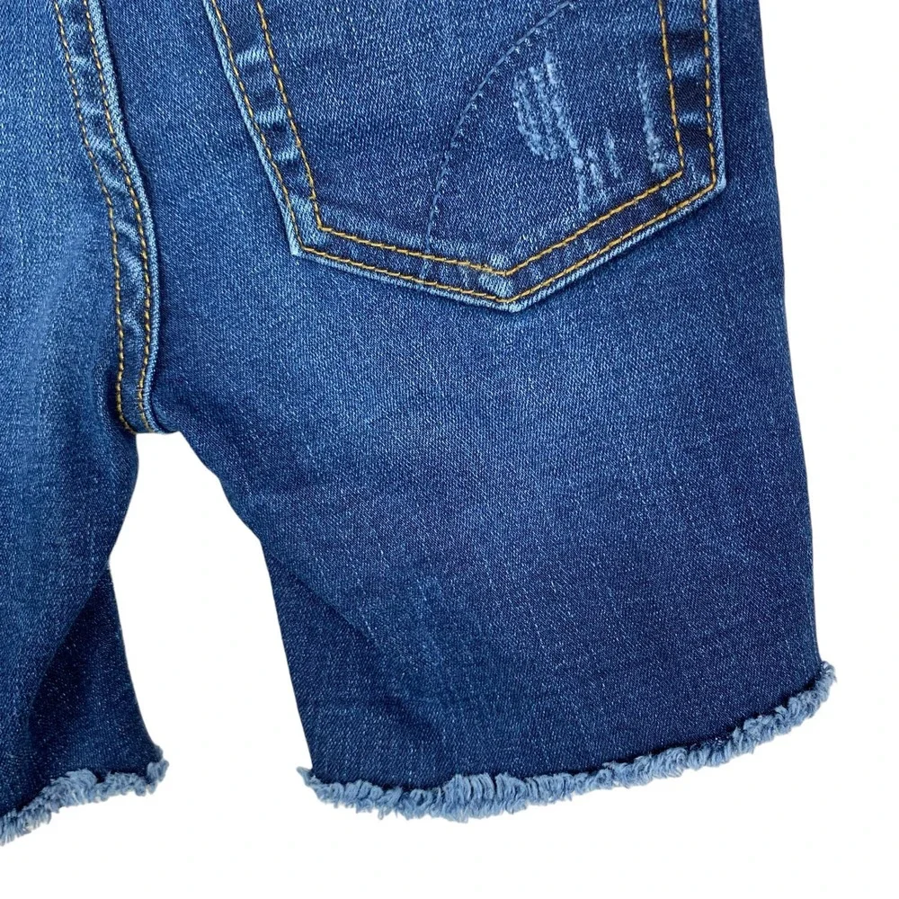 Joe’s Jean Shorts Denim Distressed Adjustable Waist Blue Girls 4